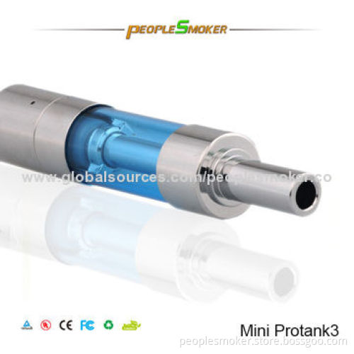 Mini Protank 3 Clearomizers, Pyrex Glass Material, Changeable Coil, 1.5ml Capacity